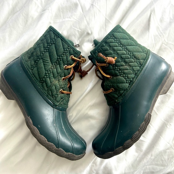 Sperry Leather Duck Boots Womens US Size 7 Waterproof - Picture 1 of 8